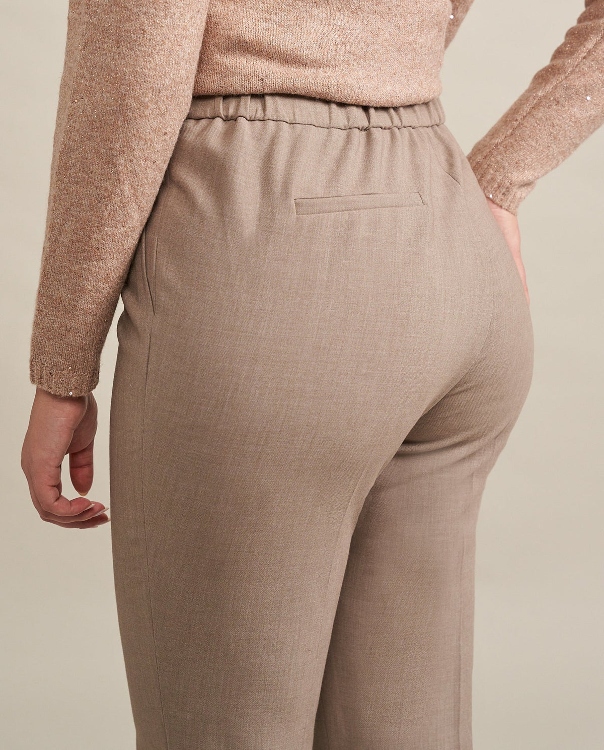 Pantalon Recto De Vestir Topo